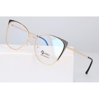 Okulary kocie do komputera damskie z filtrem BLUE Light zerówki 2585