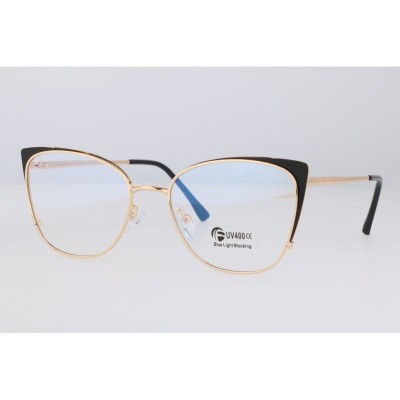 Okulary kocie do komputera damskie z filtrem BLUE Light zerówki 2585