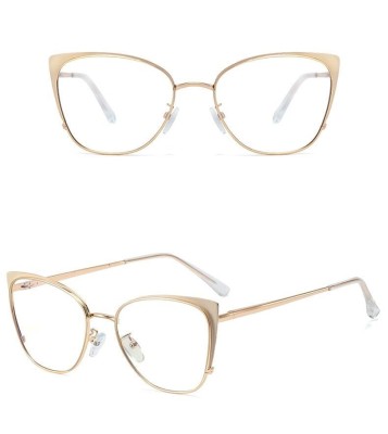 Okulary kocie do komputera damskie z filtrem BLUE Light zerówki 2585-1