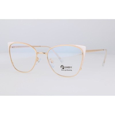 Okulary kocie do komputera damskie z filtrem BLUE Light zerówki 2585-1