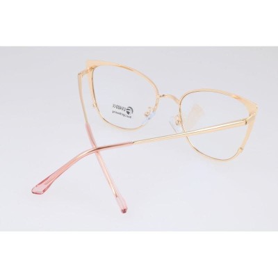 Okulary kocie do komputera damskie z filtrem BLUE Light zerówki 2585-2