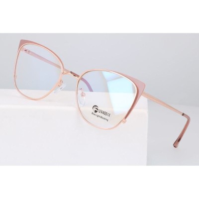 Okulary kocie do komputera damskie z filtrem BLUE Light zerówki 2585-5