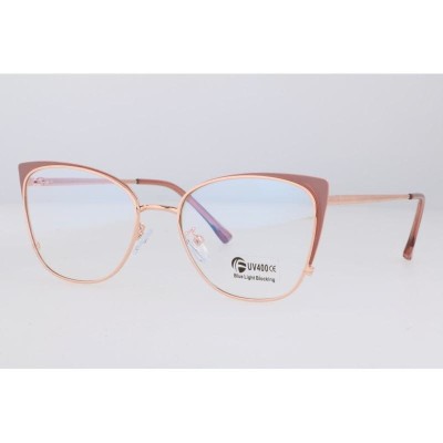 Okulary kocie do komputera damskie z filtrem BLUE Light zerówki 2585-5