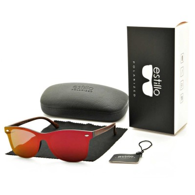 Okulary przeciwsłoneczne pełne polaryzacyjne lustrzane EST-404B