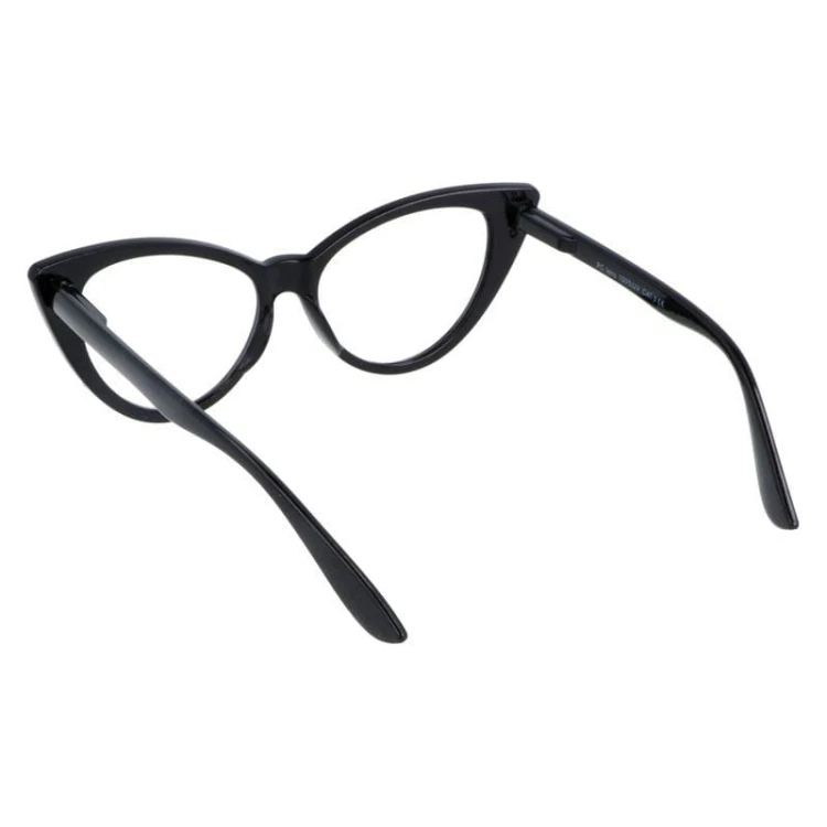 Okulary kocie oczy damskie zerówki ST212