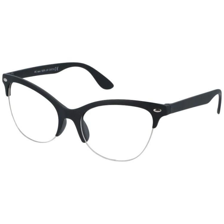 Okulary Damskie Półramki Kocie Oczy ST211