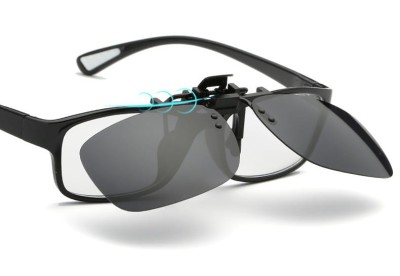 Nakładki polaryzacyjne na okulary korekcyjne Montana C66B lustrzane panterkowe