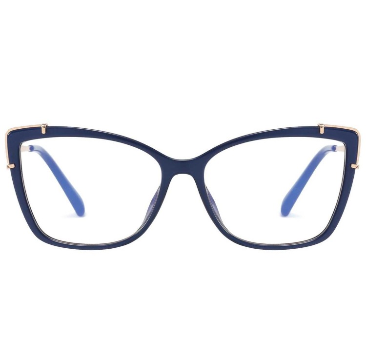 Okulary kocie do komputera damskie z filtrem BLUE Light zerówki 2587-1 (wideo)