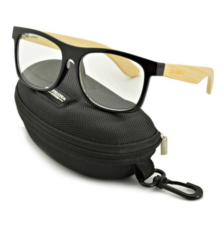 Okulary Nerdy Korekcyjne z Antyrefleksem Flex Zerówki POL-BLF-852K1