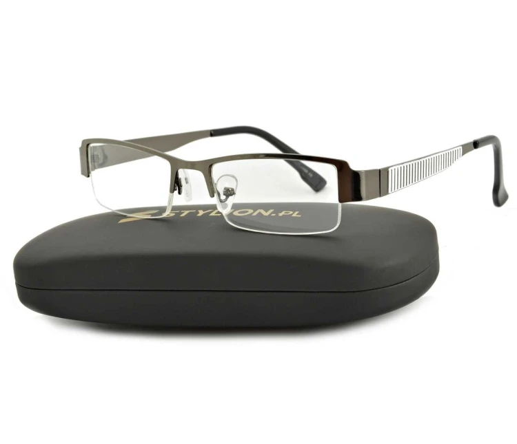 Minusy Okulary korekcyjne metalowo-żyłkowe ST309 moc: -3,5