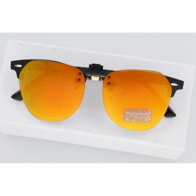 Nakładki przeciwsłoneczne polaryzacyjne lustrzane na okulary korekcyjne NA-208