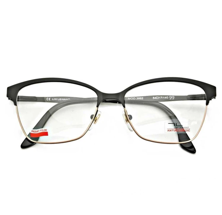 Okulary oprawki korekcyjne kocie damskie antyalergiczne LIW LEWANT 3882-50