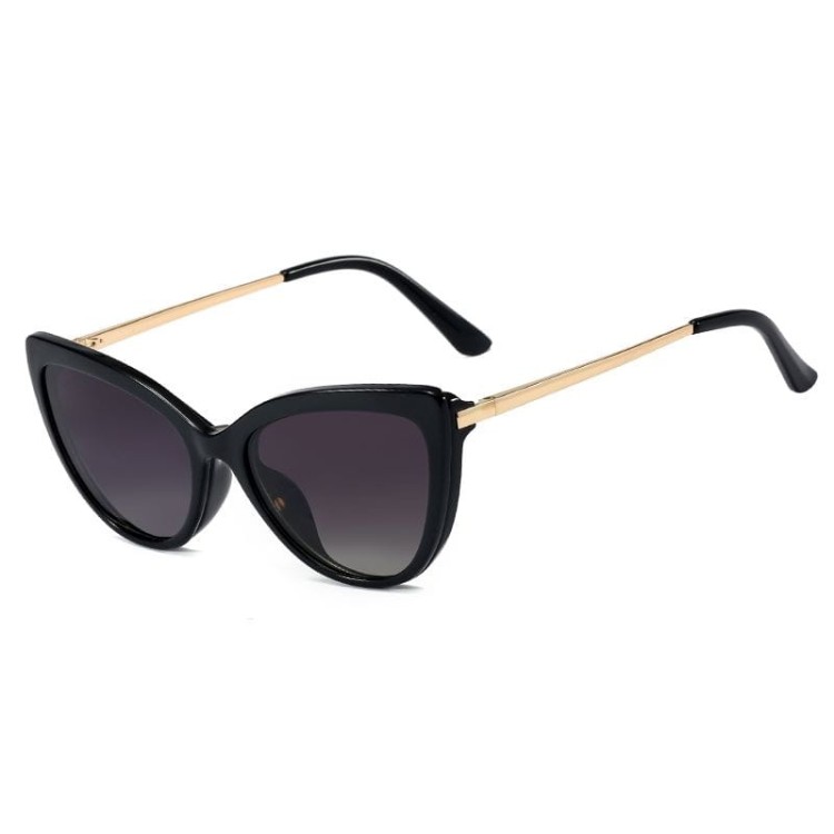 Damskie kocie okulary do komputera z nakładką przeciwsłoneczną Clip-on 2593