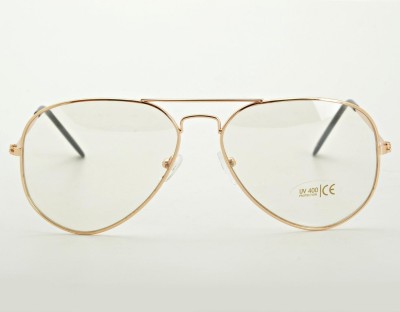 Złote pilotki okulary Zerówki Aviator 1910-1