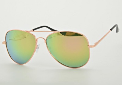 Okulary przeciwsłoneczne aviator pilotki lustrzane STD-90