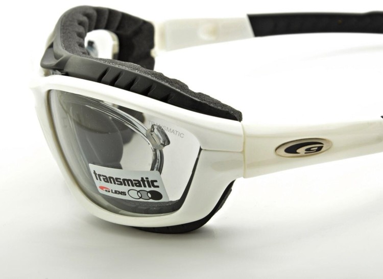 Fotochromowe okulary rowerowe przeciwsłoneczne GOGGLE T421-3R Korekcja + Pasek + Gąbka