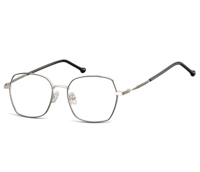 Okulary oprawki zerówki metalowe korekcyjne L124B