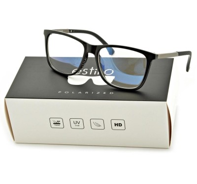 Okulary męskie z filtrem BLUE LIGHT do komputera korekcyjne EST-105K-1 Estillo