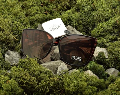 Damskie okulary przeciwsłoneczne polaryzacyjne brązowe EST-06-2 Estillo