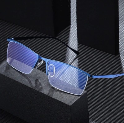 Okulary na żyłkę do komputera TV smartfona BLUE LIGHT zerówki niebieskie 2597D