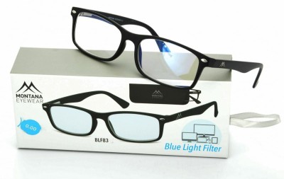 Okulary zerówki z filtrem do Komputera z Antyrefleksem BLFBOX83 moc: 0