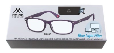 Okulary z filtrem do Komputera i Czytania moc: +3.00 z Antyrefleksem BLFBOX83D