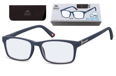 Okulary z filtrem do komputera i czytania moc: +3.50 Korekcyjne Plusy z Antyrefleksem Montana BLFBOX73B