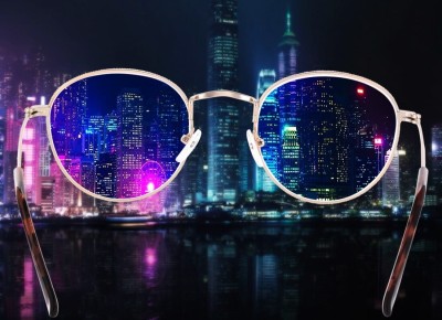 Okulary do czytania zerówki z Filtrem BLUE LIGHT do komputera moc: 0.00 HBLF54A