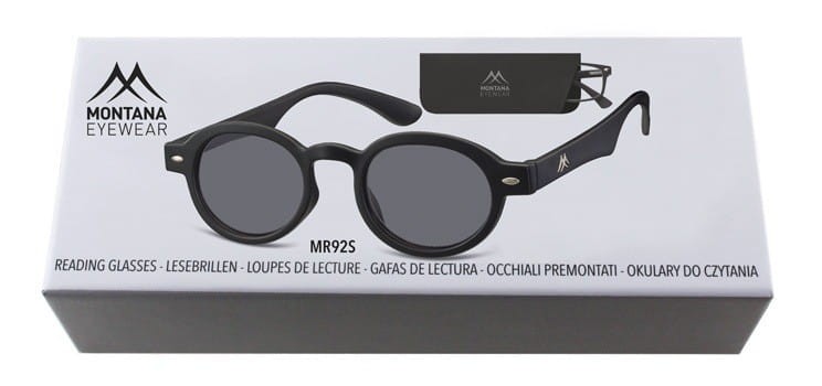 Przyciemniane Asferyczne Okulary do czytania Lenonki Montana MR92S moc: +1