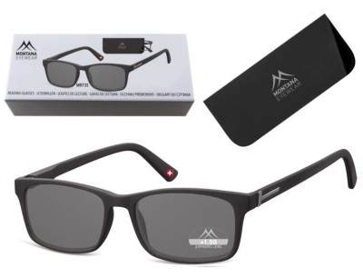 Przyciemniane Asferyczne Okulary do czytania Montana MR73S moc: +2.5