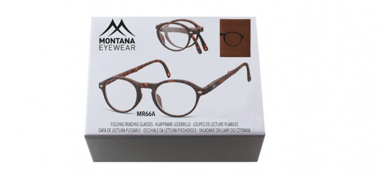 Składane Asferyczne Okulary do Czytania Lenonki Montana MR66A moc: +1