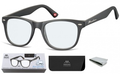 Okulary z filtrem do Komputera i Czytania moc: +1,50 Plusy z Antyrefleksem Montana BLFBOX67