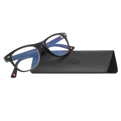 Okulary z filtrem do Komputera i Czytania moc: +1.00 Plusy z Antyrefleksem Montana BLFBOX67