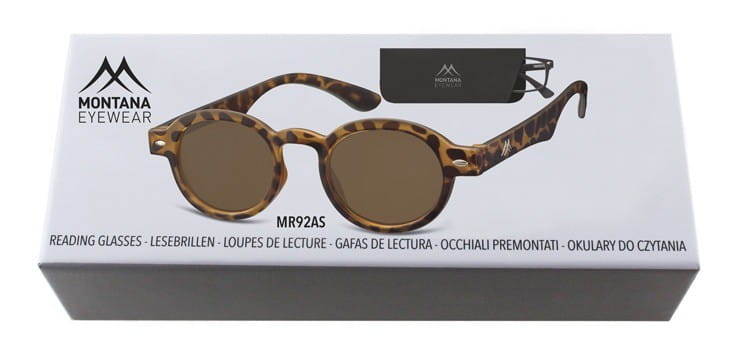 Przyciemniane Asferyczne Okulary do czytania Lenonki Montana MR92AS moc: +3