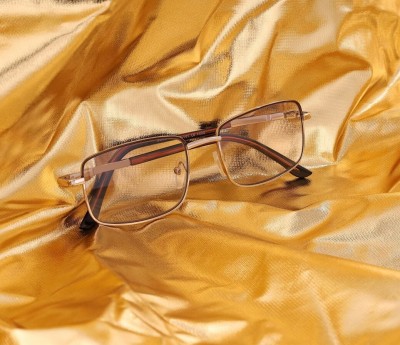 Plusy +4.00 Fotochromowe korekcyjne okulary do czytania z flexami ST334 złoty/brąz