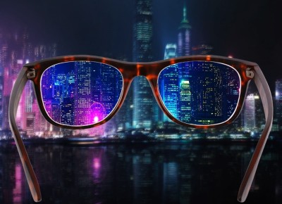 Okulary z filtrem do Komputera zerówki moc: 0.00 z Antyrefleksem Montana BLFBOX67A