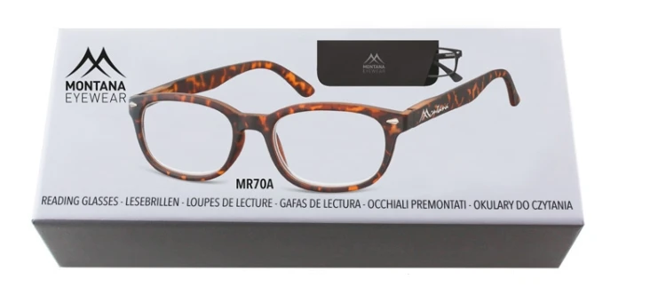 Okulary do Czytania asferyczne Montana BOX70A moc: +2