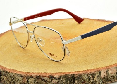 Oprawki okularowe pilotki korekcyjne NIKITANA na teleskopach STNK2A Srebrny/Granat