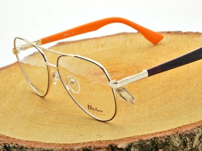 Oprawki okularowe pilotki korekcyjne NIKITANA na teleskopach STNK2B Złoty/Brąz