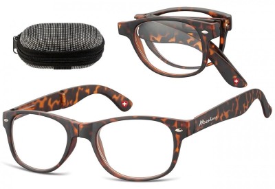 Składane Asferyczne Okulary do Czytania moc: +2,50 Montana MFR61A