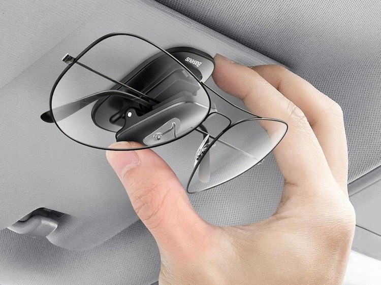 Baseus Klips uniwersalny wieszak Uchwyt Samochodowy na Okulary ACYJN-A01