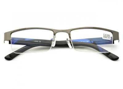 Plusy Okulary do czytania Moc: +3.5 metalowo-żyłkowe ST308