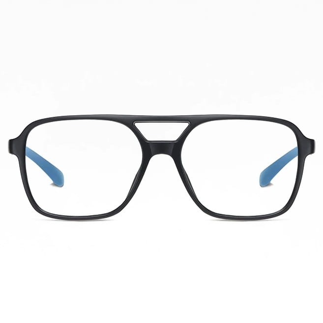Okulary pilotki do komputera TV smartfona BLUE LIGHT zerówki aviatory 2595B