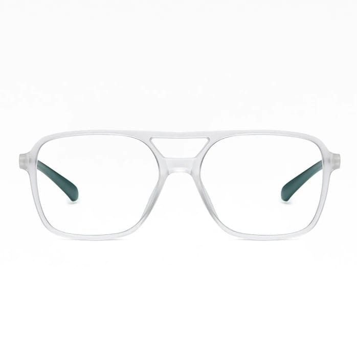 Transparentne okulary pilotki do Komputera TV smartfona BLUE LIGHT zerówki aviatory 2595C