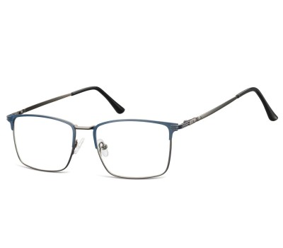 Okulary zerówki korekcyjne Nerd Prostokątne 906B