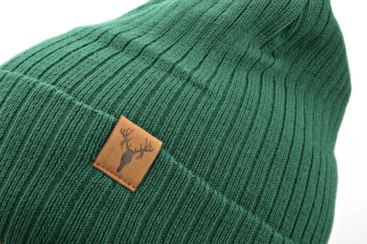 Ciepła Męska czapka zimowa Zielona L/XL ST-538E