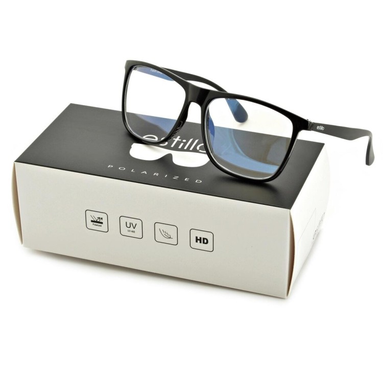 Okulary męskie z filtrem BLUE LIGHT do komputera EST-103K-1 Estillo