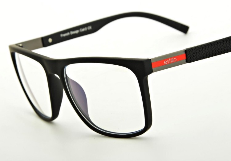 Okulary męskie z filtrem BLUE LIGHT do komputera EST-102-1M Estillo