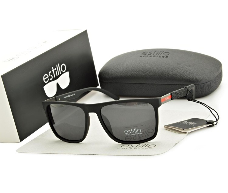 Przeciwsłoneczne męskie okulary z polaryzacją EST-407-1M Estillo