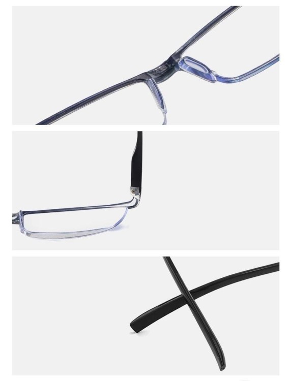Korekcyjne okulary PLUSY moc: +4 z filtrem BLUE LIGHT do komputera i czytania ST313